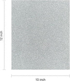 Efuncro- 10 Pack Glitter HTV 12'' x 10'' Heat Transfer Vinyl Bundle, Iron on - Image 2