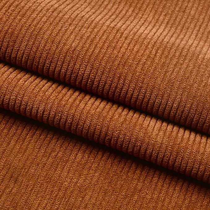 Corduroy Fabric Solid Plain Thick DIY Sewing Crafts Materials Stretch Corduroy by Mintao