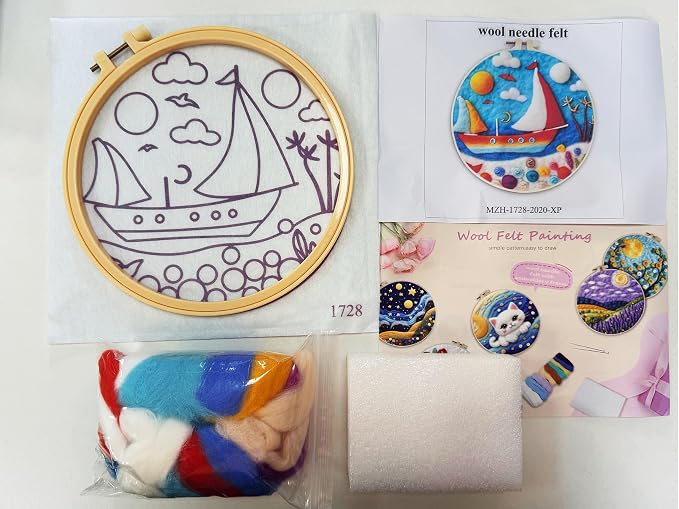CaptainCrafts DIY Needle Felting Starter Kit - Image 3