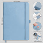 RETTACY Graph Grid Paper Notebook, 192 Pages, A5 Size | 5 Squares per Inch - Image 2