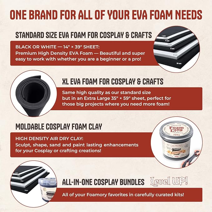 The Foamory's No Waste Full Round EVA Foam Dowel. 15mm x 2M Length. High-Density - Image 6