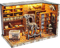 3D Wooden Puzzles for Adults, DIY Miniature Dollhouse, Book Nook Kit, Built-in by ANTREATU