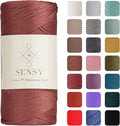 Sensy Premium 2mm 251 Yards Polyester Rope 100% Polypropylene Cord Macrame Cord by SSENSY