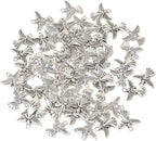 Honbay 60PCS Antique Silver Angel Pendants Guardian Charms Alloy Religious - Image 7
