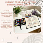 EVOCKAY 2026 Embroidery Stitch Book Kit - Image 3