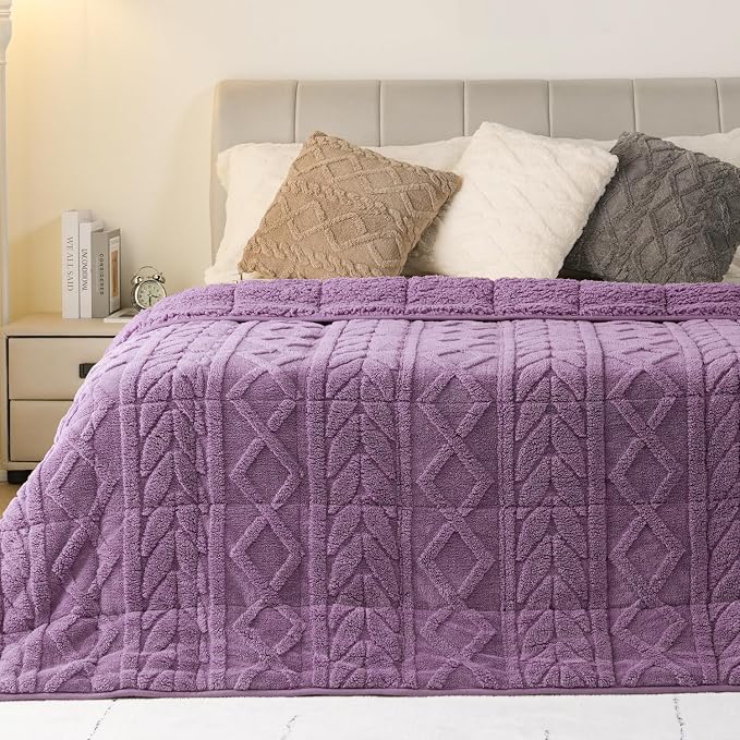 Cottonblue Jacquard Weighted Blanket 15 lbs - Image 9