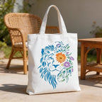 TIAMECH A4 Reusable Flower Eye Lion Stencil - Image 7