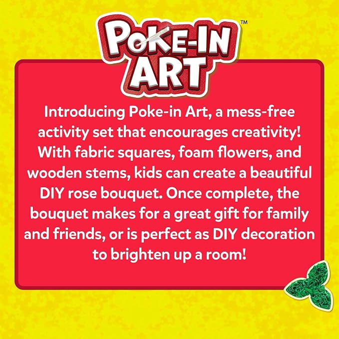 Skillmatics Poke-in Art – DIY Rose Bouquet, Wood Craft Kits | Mess-Free Fun - Image 8