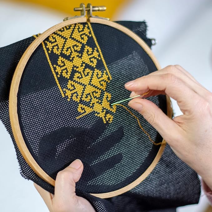 Similane 6 Pcs Cross Stitch Aida Cloth Embroidery Cloth Cross-Stitch Fabric 14 - Image 5