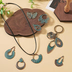 14Pcs Vintage Turquoise Charms - Image 3