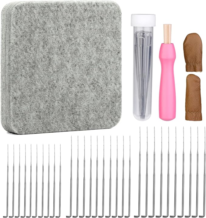 Mayboos Needle Felting Kit, Needle Felting Pad, Needle Felting Tool by Mayboos
