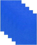 MECCANIXITY 5 Sheets Dark Blue Shiny Foam Sheets, 8 Inch x 12 Inch Sparkle EVA by MECCANIXITY