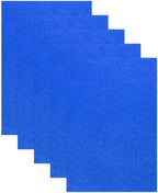 MECCANIXITY 5 Sheets Dark Blue Shiny Foam Sheets, 8 Inch x 12 Inch Sparkle EVA by MECCANIXITY