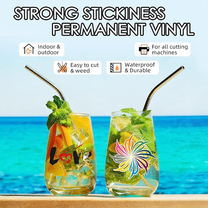 TORC Neon Orange Permanent Vinyl 12" x 14 FT Matte Orange Adhesive Vinyl Roll - Image 3