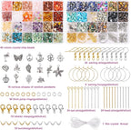 QUEFE 40 Colors Crystal Beads for Jewelry Making Crystal and Gemstone Beads - Image 3