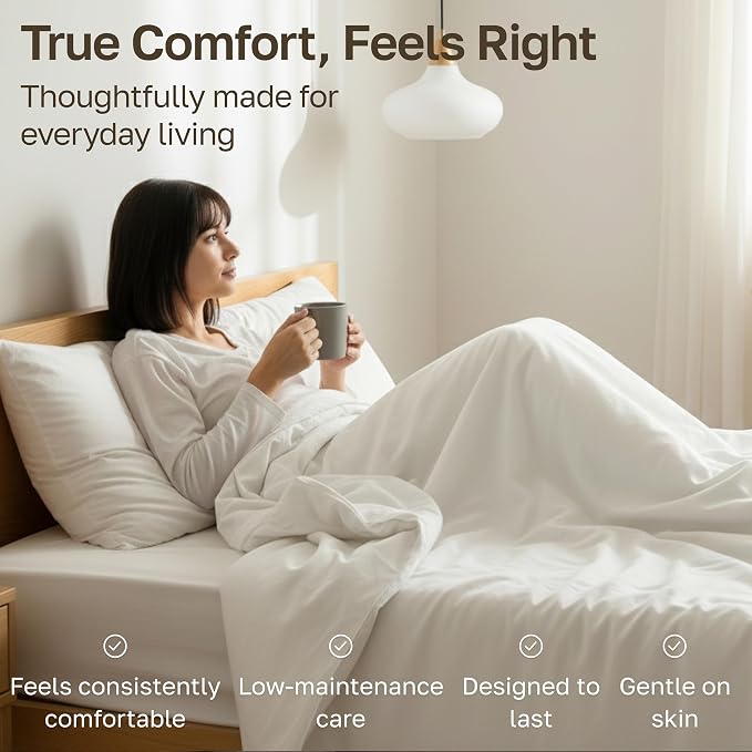 California Design Den Soft 100% Cotton Bed Sheets Full Size Set, 400 Thread - Image 7
