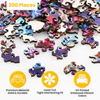 NiArt 200PCS Ocean World Wooden Jigsaw Puzzle - Image 5