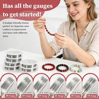 Jewelry Making Wire Set, 304 Stainless Steel Beading Wire 18/20/22/24/26/28 - Image 5