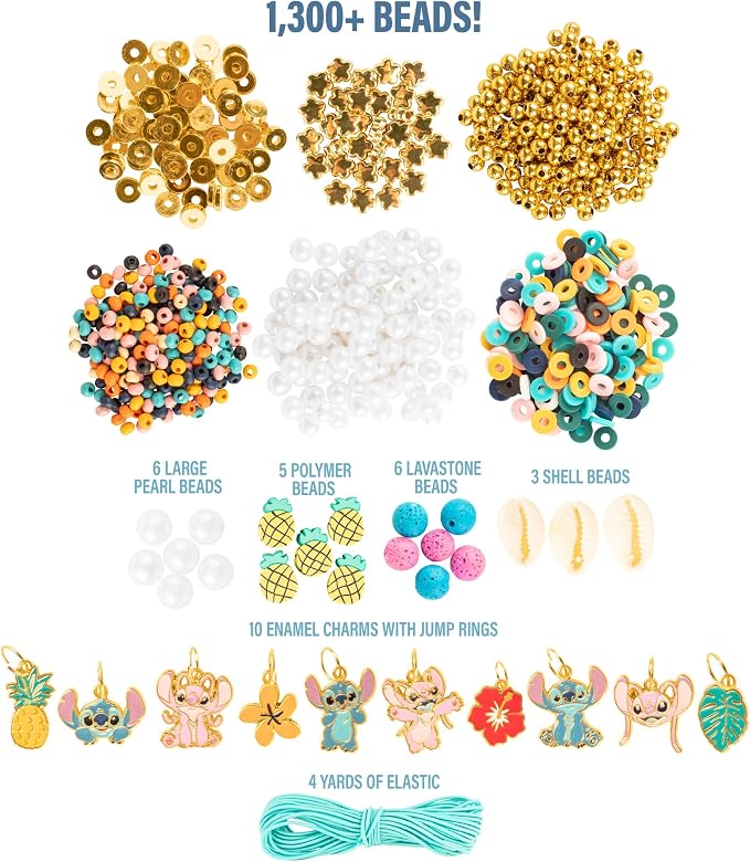 Fashion Angels Disney Stitch Cute & Feisty DIY Jewelry Design Kit | Makes 10+ - Image 2