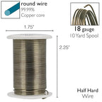 The Beadsmith Wire Elements 18-Gauge Lacquered Tarnish-Resistant Copper Wire - Image 4