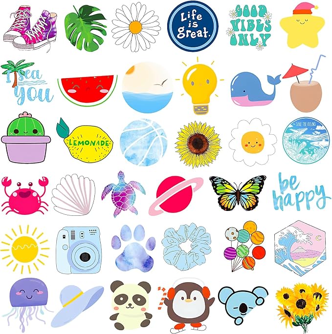 300Pcs Waterproof Vinyl Water Bottle Stickers - Image 2