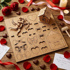 24 Pcs Teak Wood Color Wood Sheets Plywood Board - Image 2