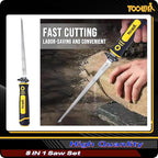 5-In-1 Multi Blades Hand Saw, 6 Inch Double Edges Japanese Pull, DrywallSaw - Image 6
