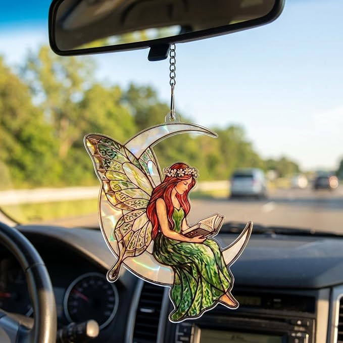 Book Lovers Gifts Fairy Ornament, Teacher Gifts - Image 4
