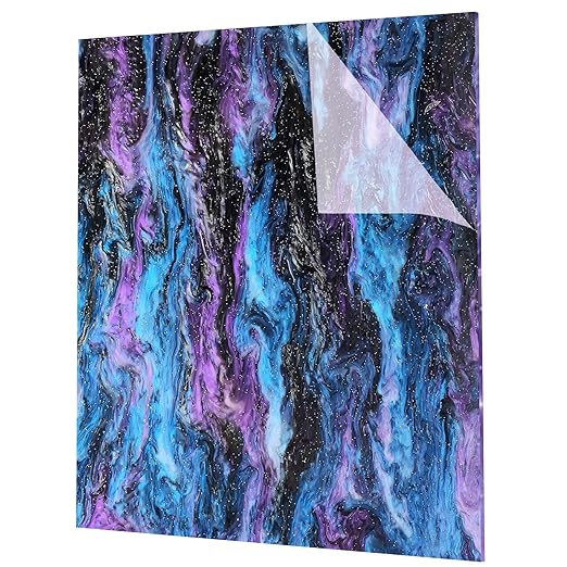 Pearl Glitter Cast Acrylic Sheet, 12x8 Inch, Mixed Color | 1/8 Inch Thickness by FaeliKnise-BringFairytoLife