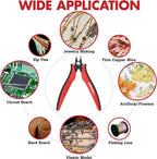 ARROW Micro Wire Cutters, Side & Diagonal Flush Cut Pliers - Image 5