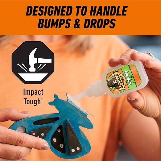 Gorilla Super Glue Gel Value Size, Fast‑Setting Strong Bond, Impact‑Tough - Image 5