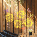 8 Pcs Large Flower Stencils for Painting, 9.84 X 9.84 Inch Flower Stencils for - Image 3