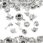 DanLingJewelry 100Pcs 10 Styles Antique Silver Afternoon Tea Theme Charms Tea - Image 8