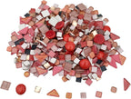 1.1LB Mixed Color Irregular Crystal Mosaic Tiles, Tiny Mini Mosaic Tile DIY - Image 2