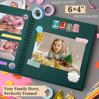 Scrapbook 8x8 Inch DIY Scrapbook Album Hardcover Kraft Paper 40 pages/20 sheets - Image 5