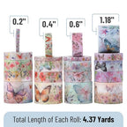 Mr. Pen- Washi Tape Set, 20 Rolls, 4.37 Yards/Roll | Washi Tape - Image 4