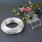 FASHEWELRY 82 ft Aluminum Craft Wire 9 Gauge Silver Metal Bendable Sculpting - Image 7