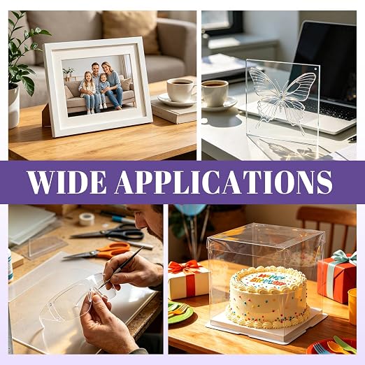 TKOnline 7 PCS Plexiglass Sheets, Invitations, Poster Frames Plastic Board - Image 5