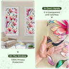 Stained Glass Window Film, Floral Window Privacy Film - Image 8