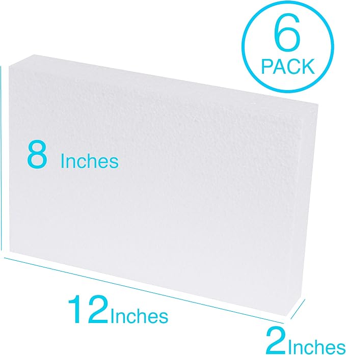 Silverlake 8x12x2 Craft Foam for Styrofoam Block Projects - Image 3