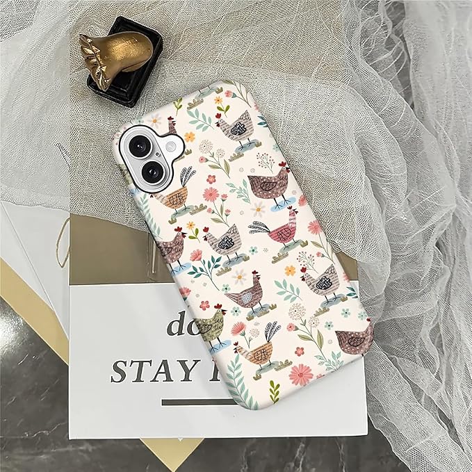 ZHEGAILIAN Case for iPhone 16, Chicken Farmhouse Animal Rooster Durable - Image 5
