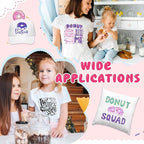 Tintnut Donut Sprinkle Heat Transfer Vinyl, 12 Sheets 12×10in Iron on Vinyl | - Image 5