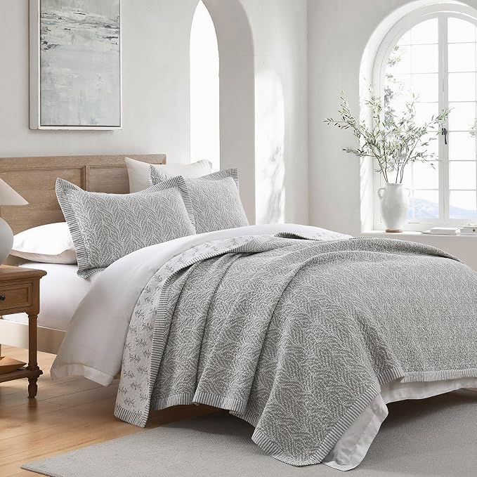 SahSahCasa Quilt Set Queen Size, 100% Cotton Quilt Bedding Set Bedspread - Image 7