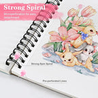 3 Pack 90 Sheet Watercolor Paper Pad 5.5“ x 8.5”, 140lb/300 GSM Cotton Cold - Image 4