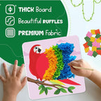 jackinthebox Poke Poke Art – Animals Theme, Mess-Free Fabric Art and Craft - Image 6