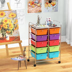 BECOMFORT 10-Drawer Rolling Cart - Image 8