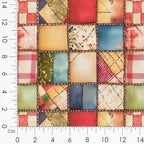 Patchwork Globe Cotton Fabric Panel – 6 Designs + Bonus Sheet 29.5×19.6 inch - Image 8