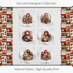 Matryoshka Patchwork Quilting Fabric Panel – 6× Blocks + Bonus Patchwork Sheet - Image 5