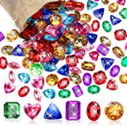 MARFOREVER 150 Pcs Toy Gems Pirate Treasure Jewels Colorful Acrylic Rhinestones by MARFOREVER