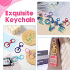 50pcs Lobster Claw Clasps 10 Colors, Metal Keychain Rings - Image 6